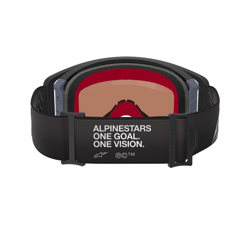 Alpinestars Supertech Corp motokrosa brilles melnas un pelēkas ar sudraba lēcām