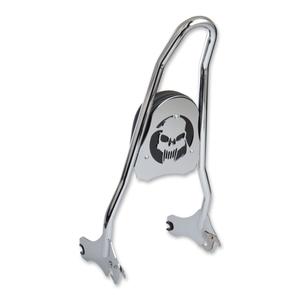 Pasažiera ierobežotājsistēma 2018. gada un jaunākiem Harley Sport Glide un Low Rider hromēta ar spilvenu