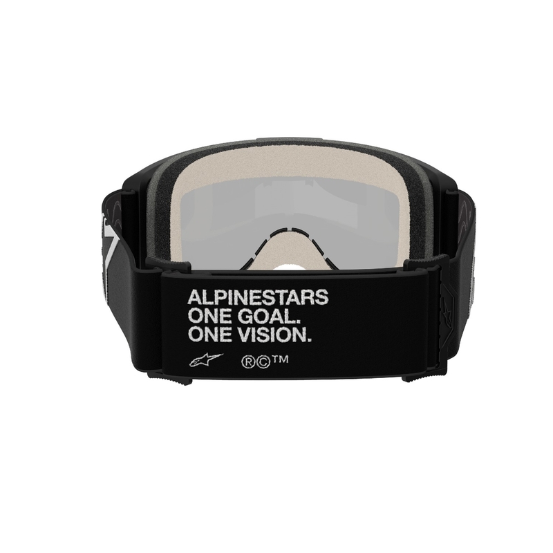 Alpinestars Vision 5 Corp motokrosa brilles melnas ar sudraba spoguļstikla lēcām
