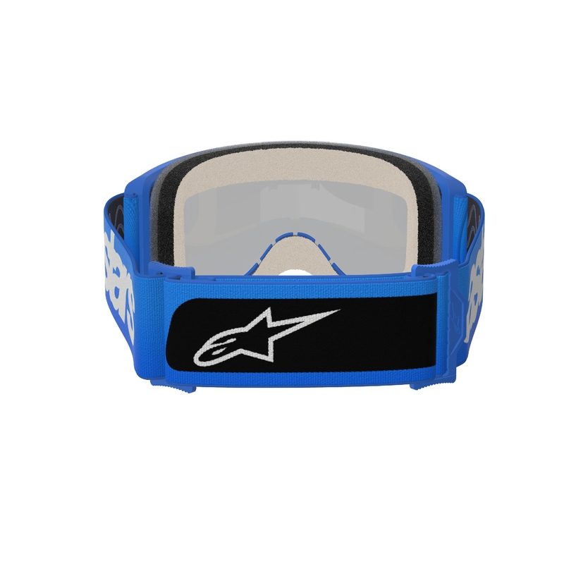 Alpinestars Vision 5 Blaze motokrosa brilles zilas ar spoguļstikla zilu lēcu