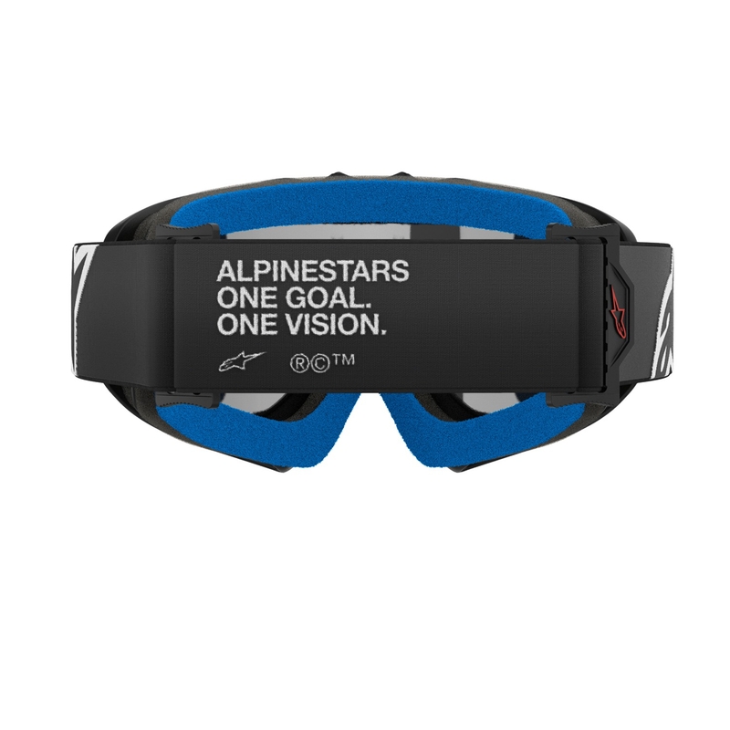 Alpinestars Vision Vision Youth Corp bērnu motokrosa brilles melnas ar spoguļstikla sudraba lēcām