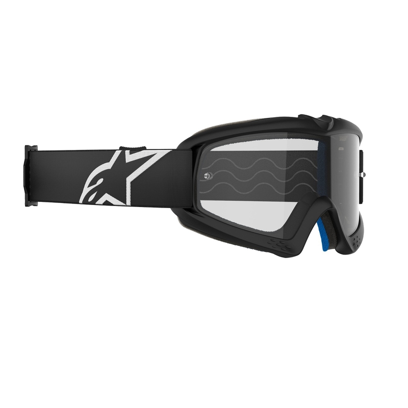 Alpinestars Vision Youth Corp bērnu motokrosa brilles melnas ar caurspīdīgu lēcu
