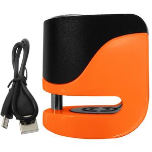 Disku bremžu slēdzene ar signalizāciju KOVIX KS6 oranžā krāsā