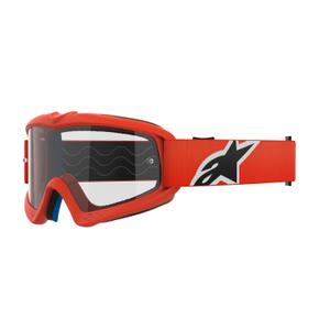 Alpinestars Vision Vision Youth Corp bērnu motokrosa brilles oranžas ar caurspīdīgām lēcām