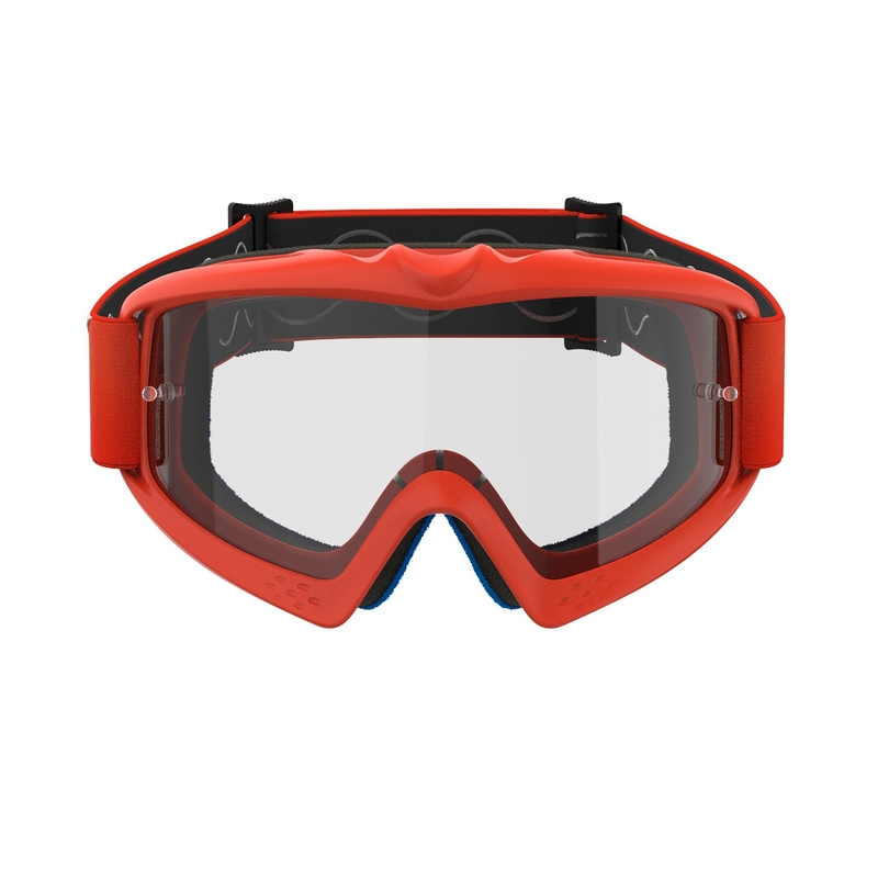 Alpinestars Vision Vision Youth Corp bērnu motokrosa brilles oranžas ar caurspīdīgām lēcām