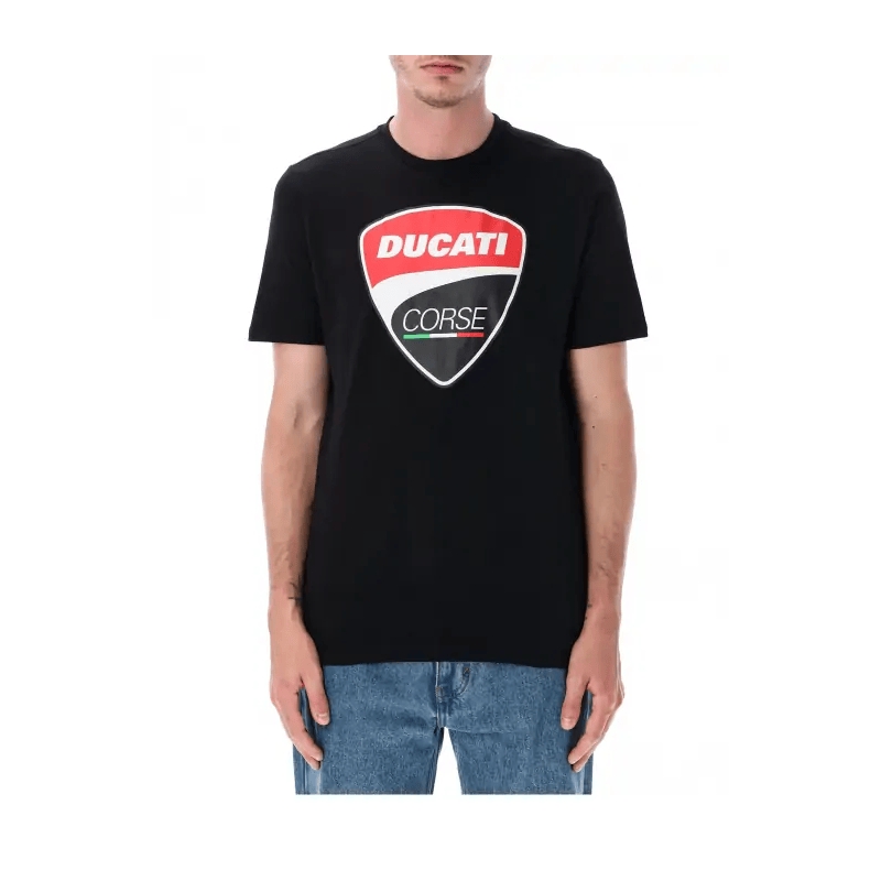 T-krekls Ducati Corse melns