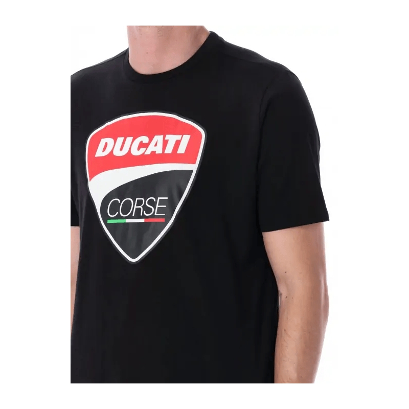 T-krekls Ducati Corse melns