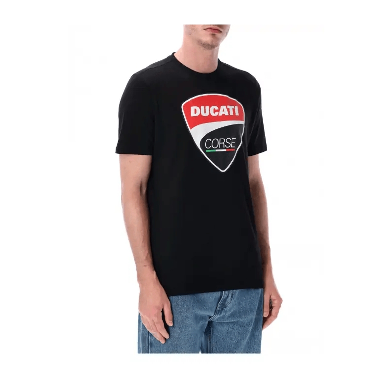 T-krekls Ducati Corse melns
