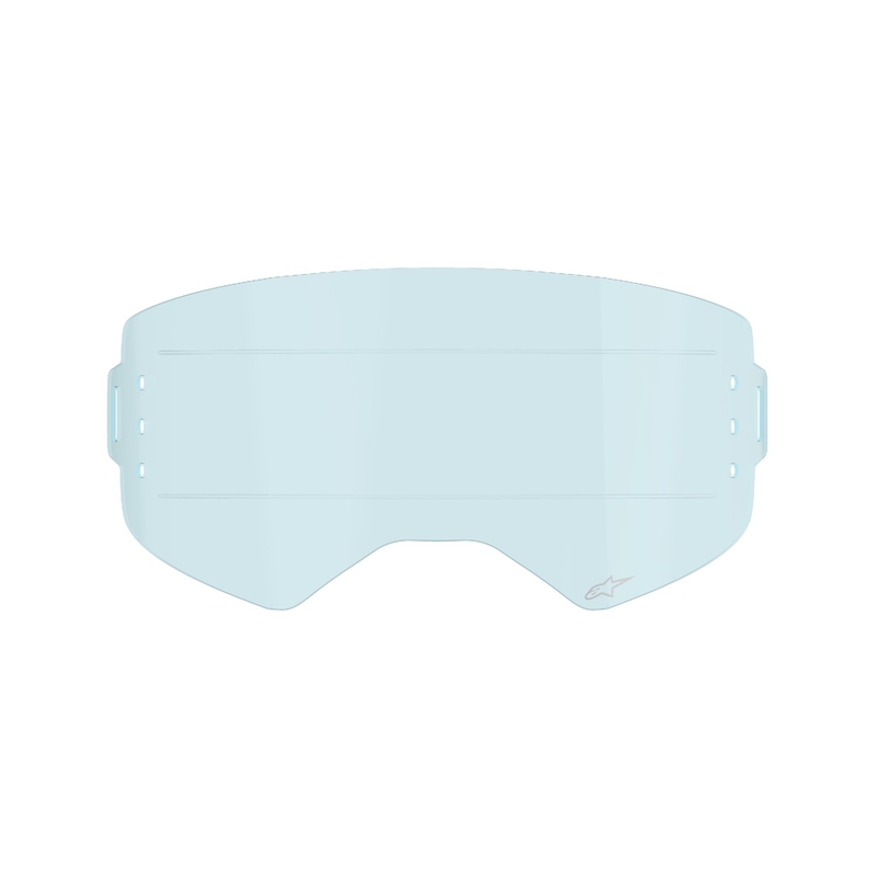 Plexi aizsargbrilles Alpinestars Supertech roll-off sistēmai, zilas krāsas