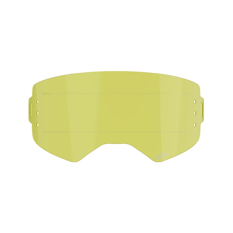 Plexi aizsargbrilles Alpinestars Supertech roll-off sistēmai, dzeltenā krāsā