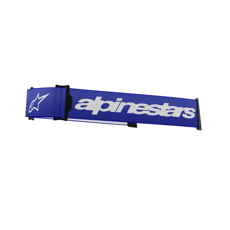 Alpinestars Supertech/Vision 8 zilā/baltā briļļu siksna