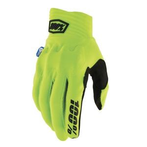 Motokrosa cimdi 100% Cognito Smart Shock fluo dzeltens