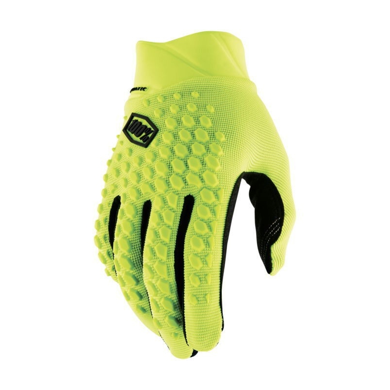 Motokrosa cimdi 100% Geomatic fluo dzeltens