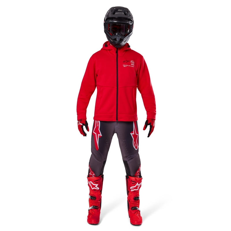 Alpinestars Racer MX Fleece sarkans