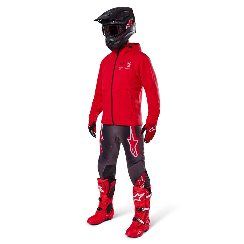 Alpinestars Racer MX Fleece sarkans