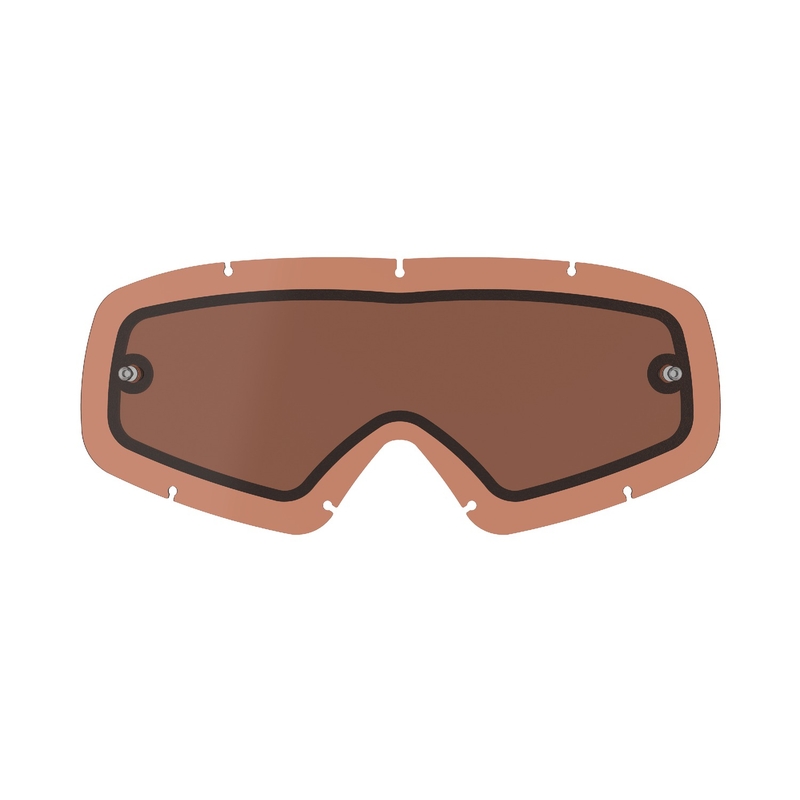 Alpinestars Vision Youth double antifog orange-brown-afterburn
