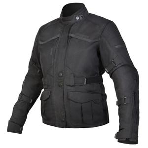 Dámská bunda na motorku Ozone Explorer II černá výprodej