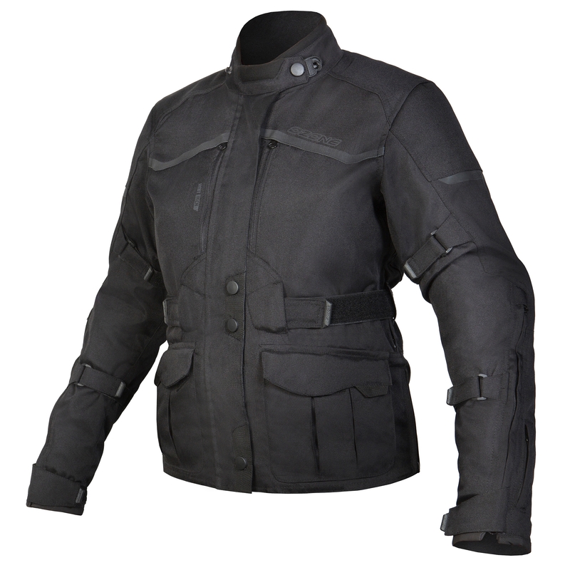 Dámská bunda na motorku Ozone Explorer II černá výprodej