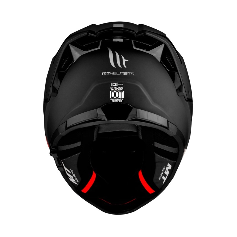Pilna izmēra motocikla ķivere MT FF118SV Thunder 4 SV melna matēta - II. kvalitāte