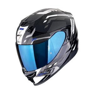 Integrēta moto ķivere Scorpion EXO-520 EVO AIR RANKA melns-balts-zils izpārdošana
