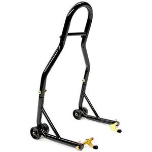 Aizmugurējais moto statīvs ar dakšām R-TECH veltņiem