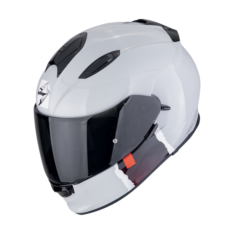Integrální helma na motorku Scorpion EXO-491 CODE šedo-červená výprodej