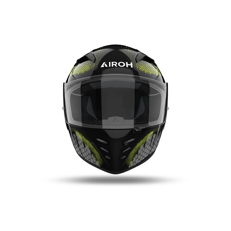 Integrēta motocikla ķivere Airoh CONNOR Gamer melns-pelēks-fluo dzeltens