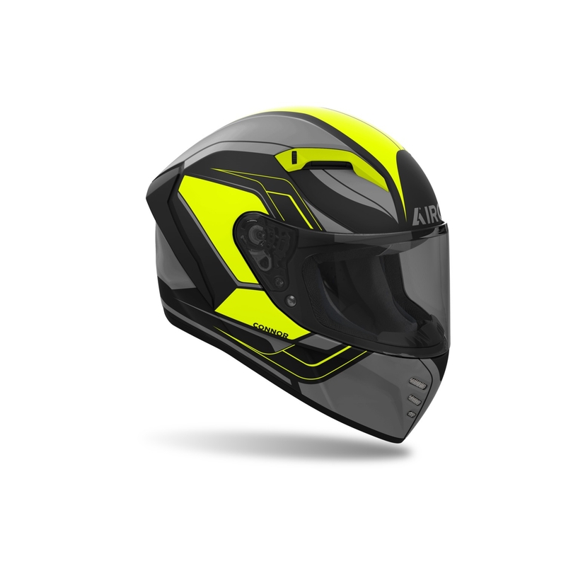 Integrēta motocikla ķivere Airoh CONNOR Dunk matēti dzeltena