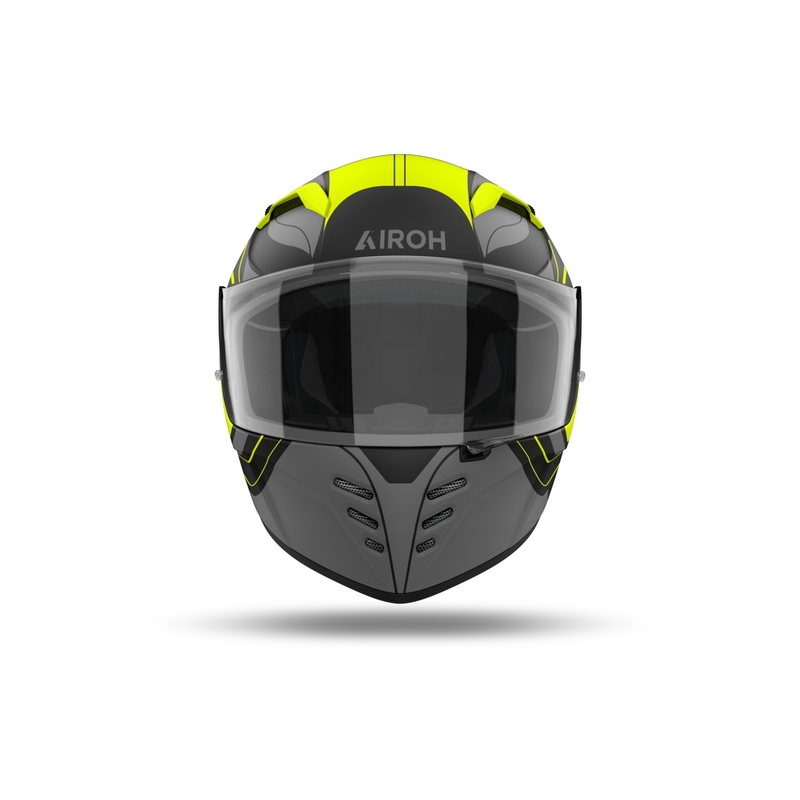 Integrēta motocikla ķivere Airoh CONNOR Dunk matēti dzeltena