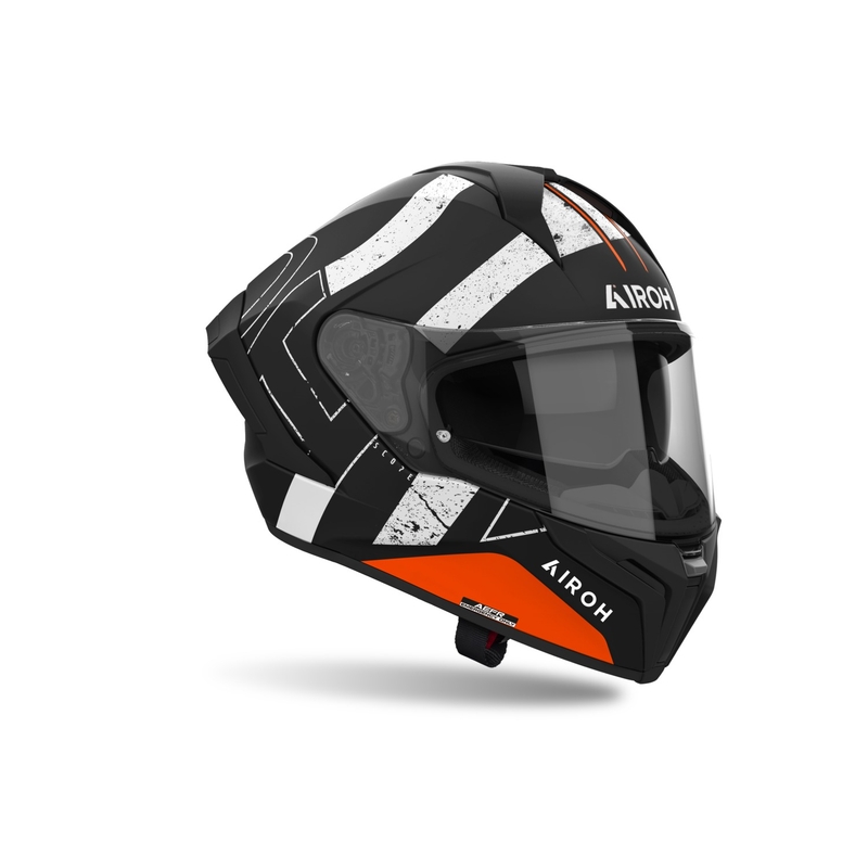 Integrēta motocikla ķivere Airoh MATRYX Scope matēta oranža