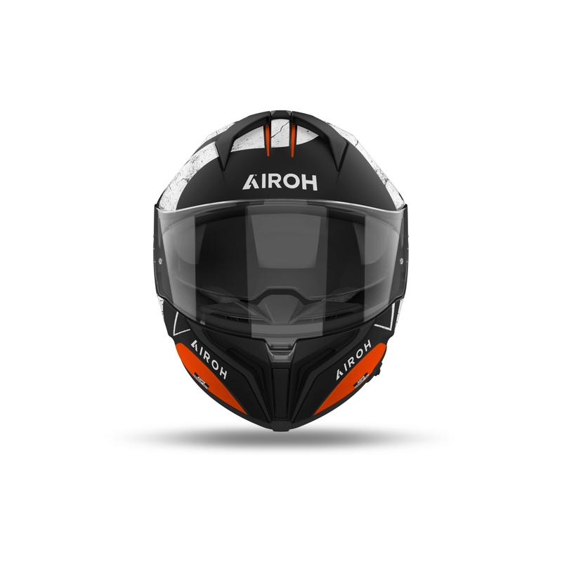 Integrēta motocikla ķivere Airoh MATRYX Scope matēta oranža