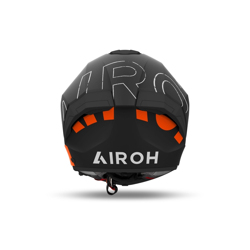 Integrēta motocikla ķivere Airoh MATRYX Scope matēta oranža