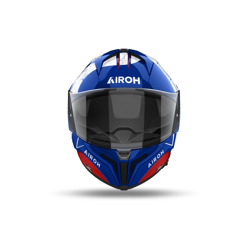 Integrēta motocikla ķivere Airoh MATRYX Scope zili-arkana