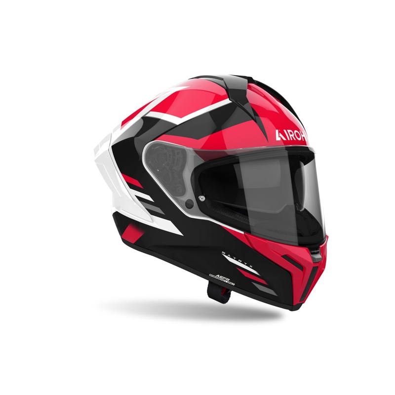 Integrēta motocikla ķivere Airoh MATRYX Thron sarkana