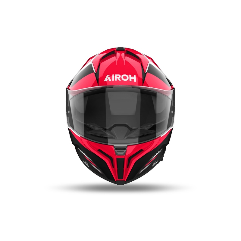 Integrēta motocikla ķivere Airoh MATRYX Thron sarkana