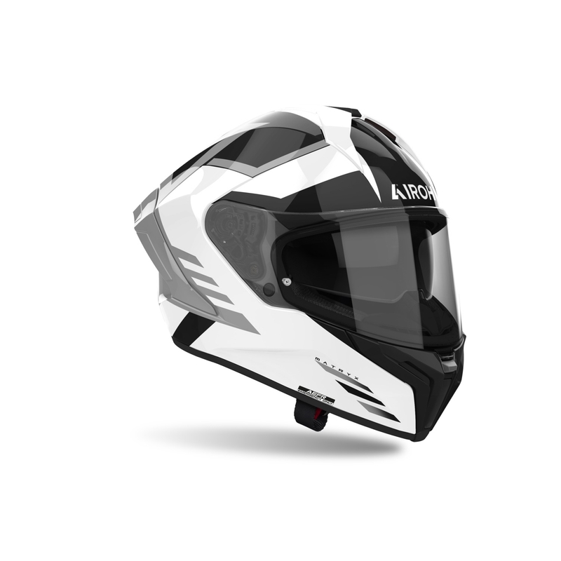 Integrālā motocikla ķivere Airoh MATRYX Thron balta