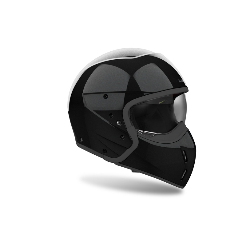 Modulārā motocikla ķivere Airoh J110 Krāsa Gloss Black