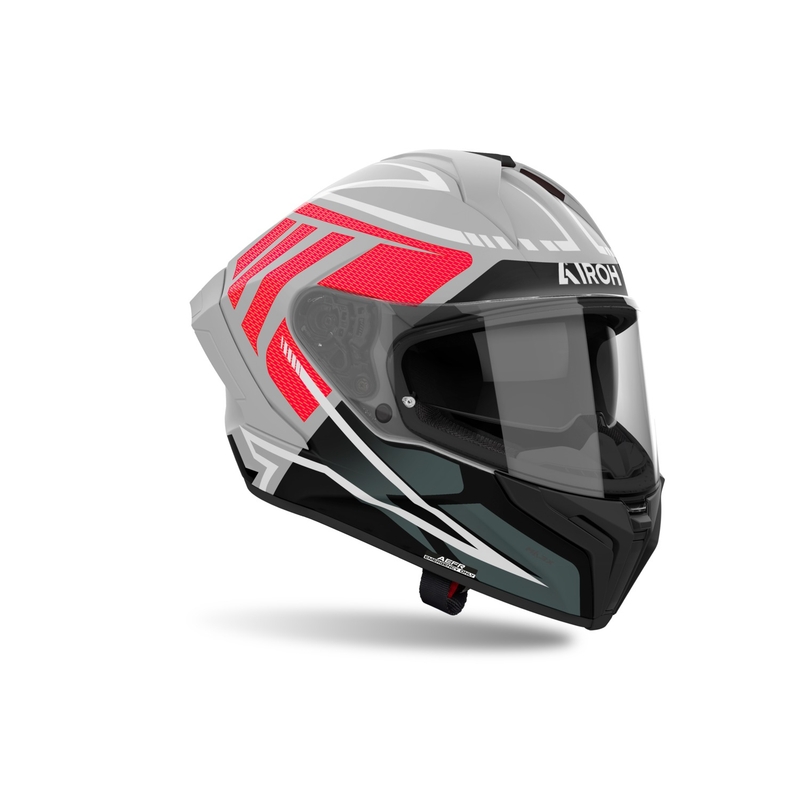 Integrální helma na motorku Airoh MATRYX Rider matná červená