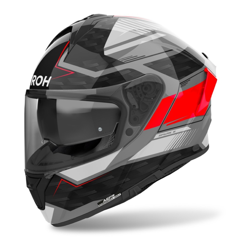 Integrální helma na motorku Airoh SPARK 2 Zenith lesklá červená