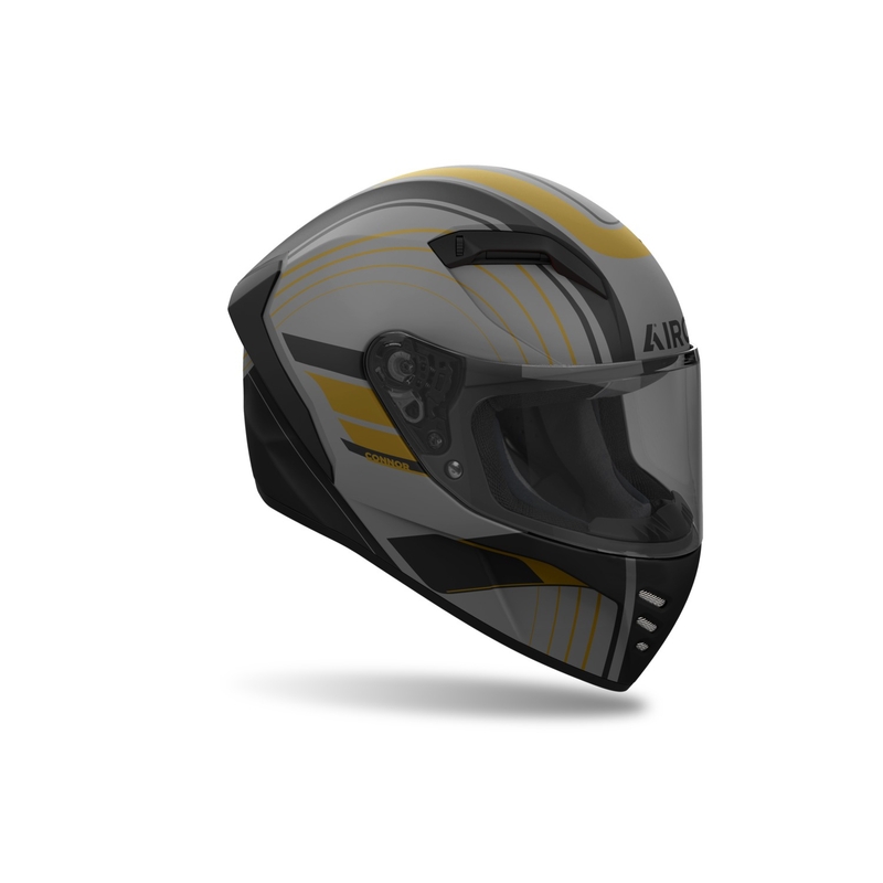Integrēta motociklu ķivere Airoh CONNOR Achieve matēta zelta krāsā