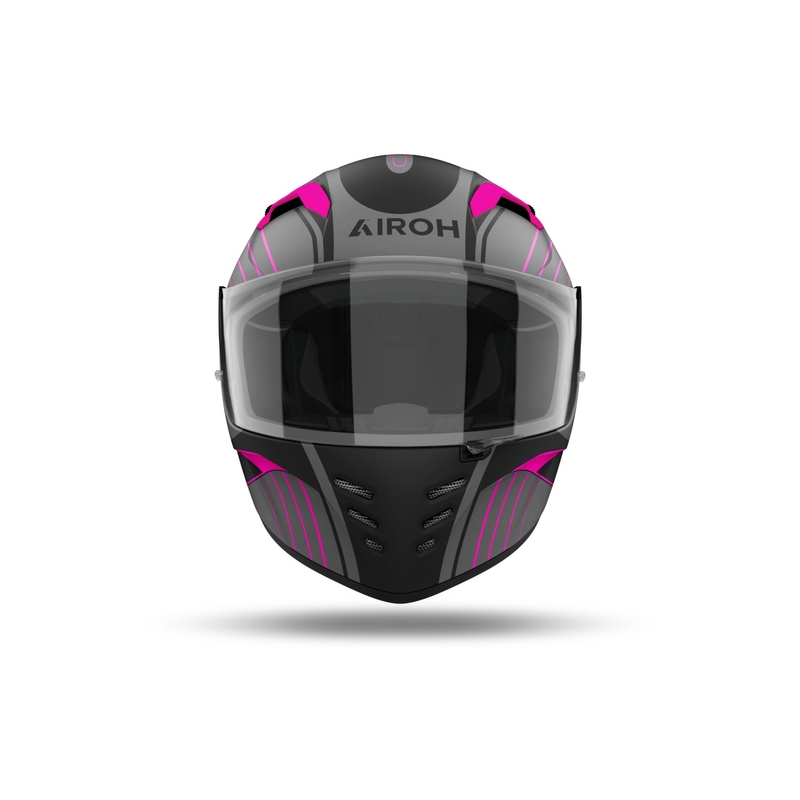 Integrēta motociklu ķivere Airoh CONNOR Achieve matēta rozā krāsā