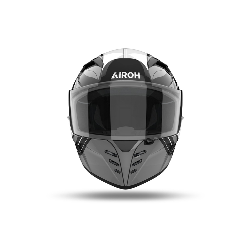 Integrēta motocikla ķivere Airoh CONNOR Dunk spīdīgi melna