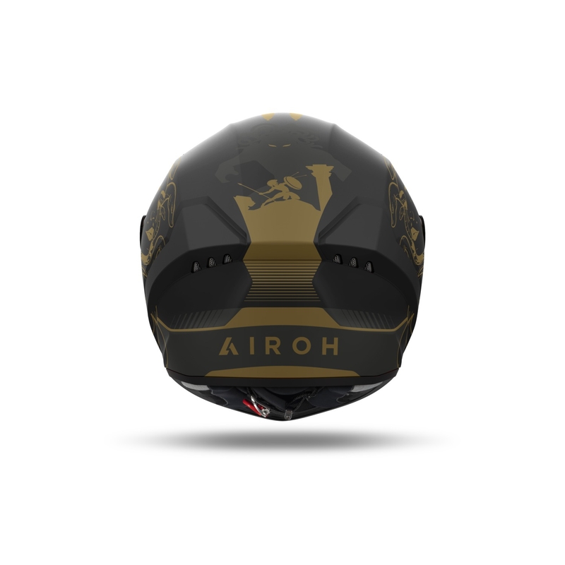 Integrēta motocikla ķivere Airoh CONNOR Titan matēts melns