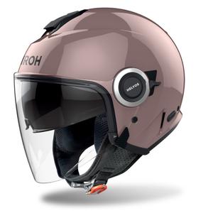 Atvērt motocikla ķivere Airoh HELYOS Krāsa metāliski rozā