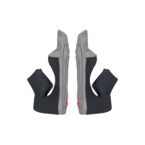 Iekšējie vaigu spilventiņi Airoh CONNOR ķiverēm melns-pelēks