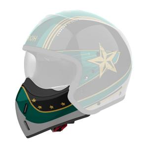 Aizsargu aizsargs Airoh J110 Command ķiverēm spīdīgi zaļš