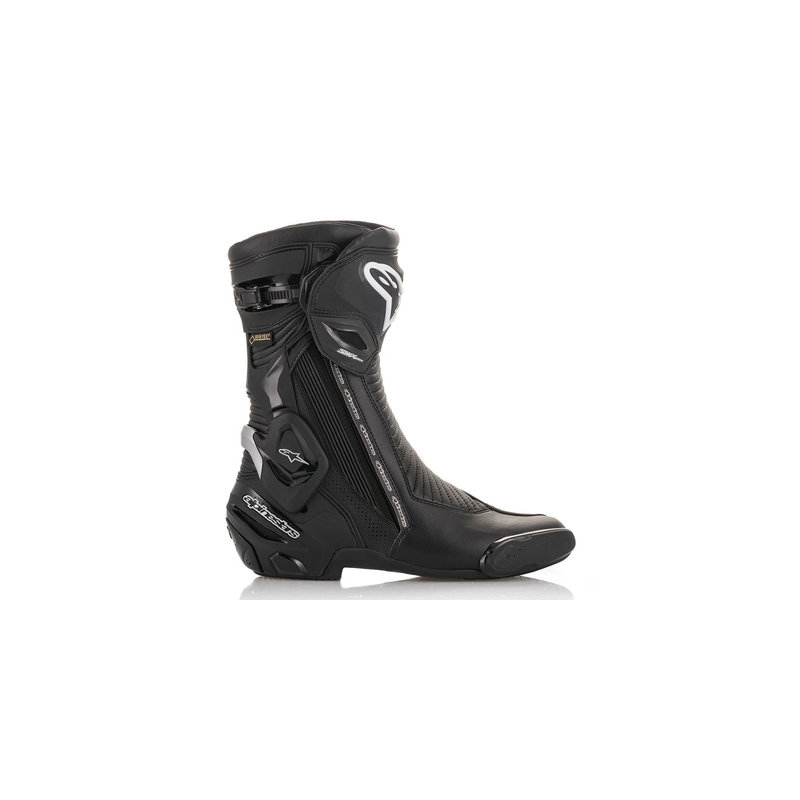Alpinestars SMX Plus 2 Gore-Tex Black-Silver motociklu zābaki