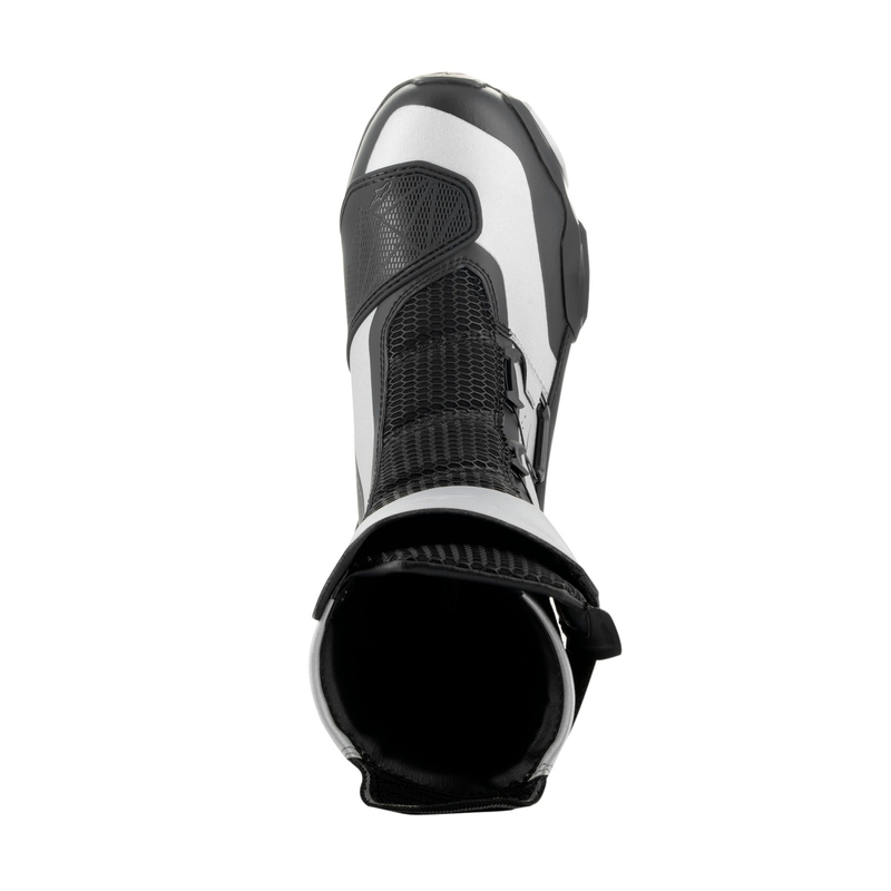 Alpinestars SP-X BOA motocikla zābaki melni un sudraba krāsā
