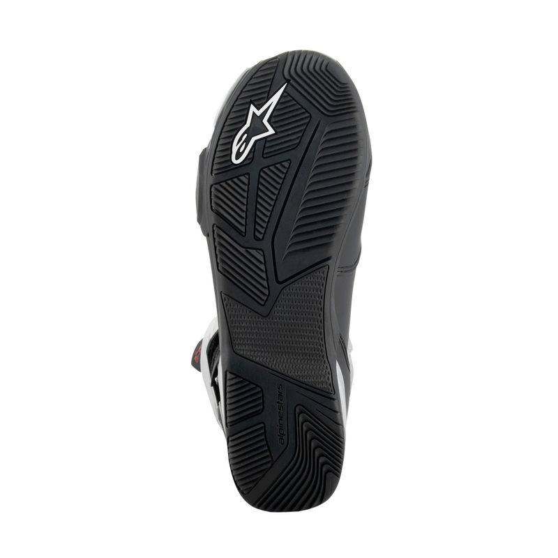 Alpinestars SP-X BOA motocikla zābaki melni un sudraba krāsā