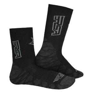 RSA Allride Merino zeķes tumši pelēkas